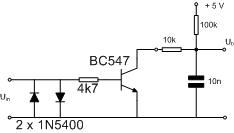 ingangschakeling van treindetectie module